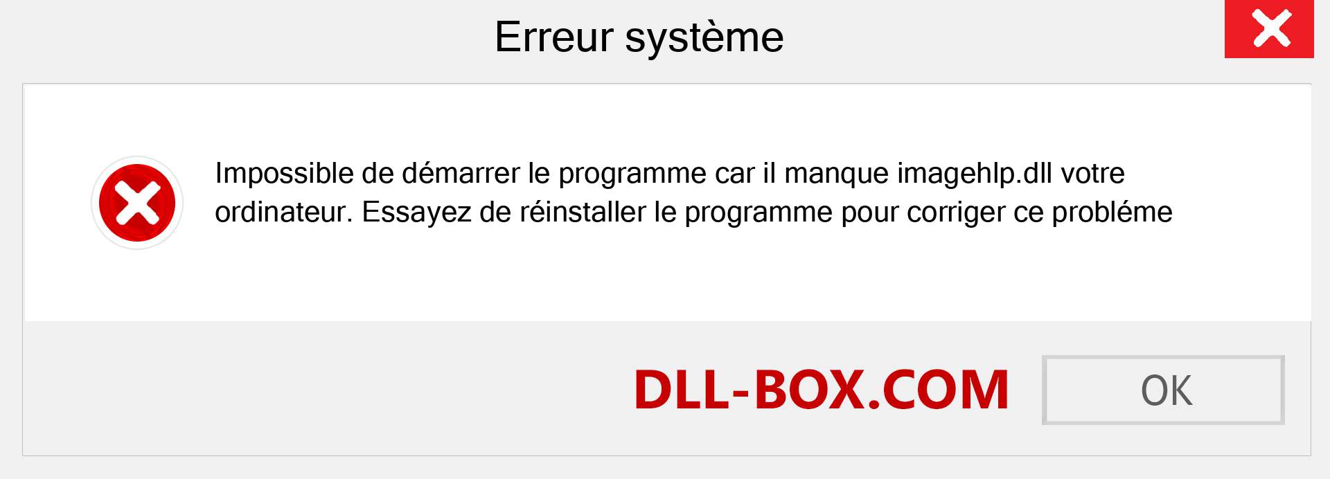 Le fichier imagehlp.dll est manquant ?. Télécharger pour Windows 7, 8, 10 - Correction de l'erreur manquante imagehlp dll sur Windows, photos, images